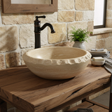 Rea Vintage Αντικέ Βρύση Νιπτήρα Μαύρη ψηλή