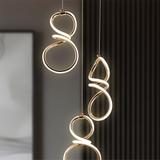 LED-Hängeleuchte G073-3CPR Gold