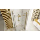 Shower enclosure REA Hugo 100x90 Gold Brush