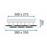 Deckenleuchte LED MS015-C Chrome