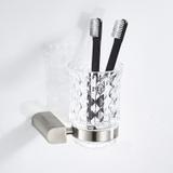 Harjattua nikkeliä riippuva kylpyhuonemuki 322224