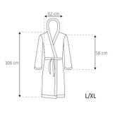 Naiste hommikumantel Nancy Pink + sokid L/XL