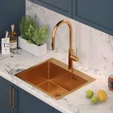 Стальная мойка для кухни RUSSEL 110 Copper