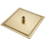Kvadrātveida dušas galva JS-P015BG 30cm Brush Gold