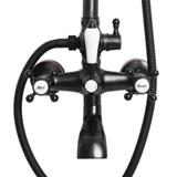 dušas komplekts REA BERGAMO OLD BLACK