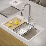 évier en granit MARC 110 WORKSTATION White