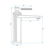 Waschbeckenarmatur Rea Monaco Chrome Low