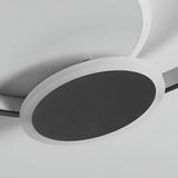 Lampa sufitowa APP1709-C plafon LED Czarny + pilot