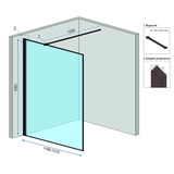 Rea Bler 120 Suihkuseinä