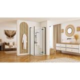 Shower enclosure REA Hugo Black 100x90