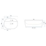 Umywalka nablatowa Rea Carina