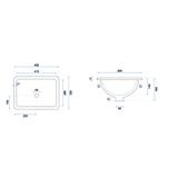 Умивальник на стільницю Rea Adela