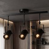 Lampa sufitowa reflektor APP487-3C czarna