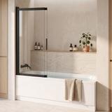 Paravento vasca scorrevole REA Dario Black 120