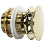 донный клапан для ванны без перелива Click-Clack REA Rea Gold 6cm