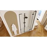 Tuš vrata Rea Hugo 120 Black