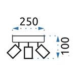 Deckenlampe Chrom APP700-3C