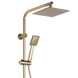 REA Bravo zelta matēts dušas komplekts