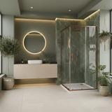 Cabina de dus Rea City 90x90 Brush Copper