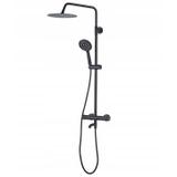 Rea Lungo dušikomplekt must koos termostaadiga