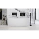 bathroom shelf 30x30 matte black