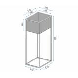 Kwietnik Donica Metalowa Czarna 60cm FS-C60