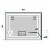 Дзеркало LED 80x60cm HAVEN