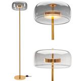 Lampa Kinkiet Ścienny Loft Złoty 392229