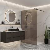 Kabina prysznicowa Walk-In Rea Flexi Brown / Black 90