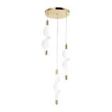 Lampe LED G009-3CPR WHITE/GOLD