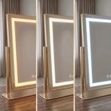 Lustro LED LUMI L.Gold 30x40cm
