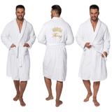 Peignoir MEN King White collar S/M