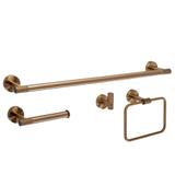 Kylpyhuonetarvikesetti GRID Brush Copper 4 osaa