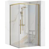 SOLAR dušas kabīne GOLD Brush 90x90