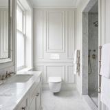 Unterputz-WC-Gestell Set Slim 024N mit T White Glass Drückerplatte