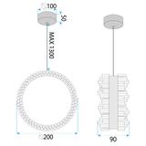 Lampe LED LHJ098-CP GOLD