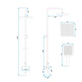 REA ARGUS GOLD dušas komplekts