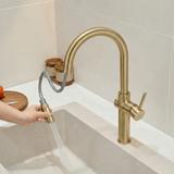 Robinet de cuisine Rea Fresh High Gold Brush