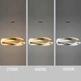 Люстра LED APP1802-CP Brush Gold