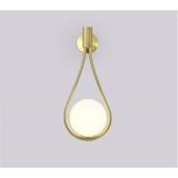 Wandlampe Glas Kugel Gold APP603-1W