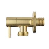 Valvola ad angolo 1/2" x 3/4" Brush Gold