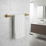 Yksivartinen kylpyhuoneripustin 16101 Aristo Brush Gold