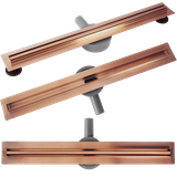 Линеен отводнител REA Neox Slim pro Brushed Copper 100