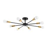 Lampe Spider 8 Black Gold APP502-8C