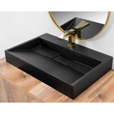 Konglomeratni umivaonik GOYA BLACK MAT 100CM