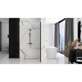 Τοίχο ντους Rea Aero Intimo Matt Black 90