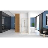 Shower enclosure corner REA Rapid Swing Brush Gold