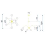 Lampe APP962-12CP GOLD