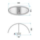 Wandlampe LED G137-W Rose Gold