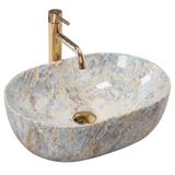 Countertop Basin Rea Amelia Ruststone 48